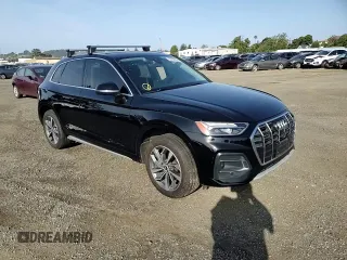 2021 Audi Q5 Premium Plus with VIN WA1BAAFY6M2020296, listed as a Copart auction lot 56736205 with 75,955 mi miles and Salvage title. Bid and sale history available at DreamBid. Image 14.