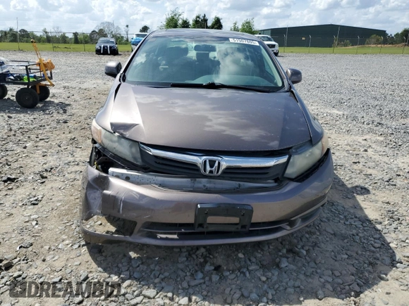 2012 Honda Civic EX-L with VIN 2HGFB2F92CH572839, listed as a Copart auction lot 51507805 with 95,881 mi miles and Salvage Title. Bid and sale history available at DreamBid. Image 5.