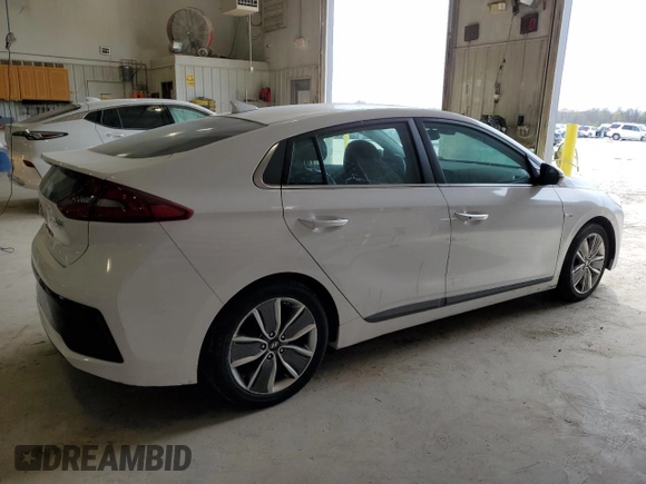 2019 Hyundai Ioniq Limited with VIN KMHC85LC6KU115539, listed as a Copart auction lot 53301875 with 150,044 mi miles and Clean title. Bid and sale history available at DreamBid. Image 3.