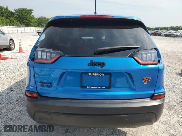 2021 Jeep Cherokee Latitude Plus with VIN 1C4PJMLB0MD202366, listed as a Copart auction lot 59798985 with 62,777 mi miles and Salvage title. Bid and sale history available at DreamBid. Image 6.