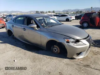 2015 Lexus IS 250 with VIN JTHBF1D28F5074303, listed as a Copart auction lot 46207705 with 101,745 mi miles and Salvage Title. Bid and sale history available at DreamBid. Image 4.