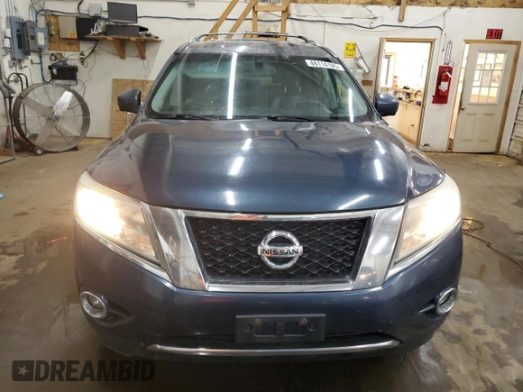 2013 Nissan Pathfinder Platinum with VIN 5N1AR2MM3DC660150, listed as a Copart auction lot 48114125 with 219,322 mi miles and Salvage Title. Bid and sale history available at carsss.com. Image 5.