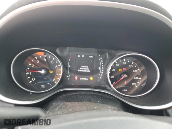 2020 Jeep Compass Latitude z VIN 3C4NJCBBXLT257063, wystawiony jako Copart lot #62596405 z przebiegiem 52 686 mil mil oraz Szkoda całkowita • Salvage title. Historia ofert i sprzedaży dostępna na DreamBid. Obrazek 9.
