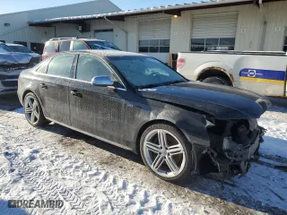 2012 Audi S4 Premium Plus with VIN WAUDGAFL1CA017695, listed as a Copart auction lot 88579455 with 132,792 mi miles and Salvage Title. Bid and sale history available at carsss.com. Image 4.