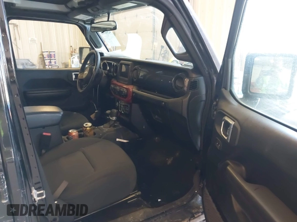 2021 Jeep Wrangler Unlimited Sport S with VIN 1C4HJXDG8MW578205, listed as a IAAI auction lot 42040105 with 46,537 mi miles and . Bid and sale history available at DreamBid. Image 5.