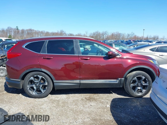 2018 Honda CR-V Touring with VIN 7FARW2H92JE097407, listed as a IAAI auction lot 41850708 with 117,201 mi miles. Bid and sale history available at carsss.com. Image 13.