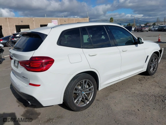 2019 BMW X3 xDrive30i with VIN 5UXTR9C56KLP93626, listed as a IAAI auction lot 41709343 with 60,506 mi miles. Bid and sale history available at carsss.com. Image 4.