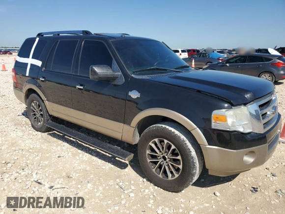2014 Ford Expedition XLT with VIN 1FMJU1H57EEF25318, listed as a Copart auction lot 55494035 with 172,358 mi miles and Clean title. Bid and sale history available at DreamBid. Image 4.