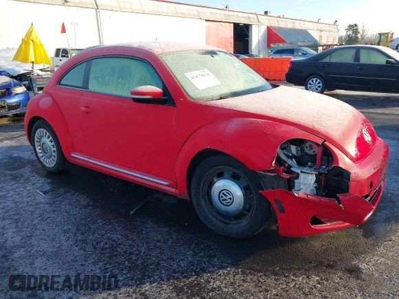 2014 Volkswagen Beetle 2.5L w/Sun with VIN 3VWJP7AT8EM629573, listed as a IAAI auction lot 41479054 with 73,950 mi miles and . Bid and sale history available at DreamBid. Image 1.