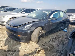 2021 Tesla Model 3 Standard Range Plus with VIN 5YJ3E1EA2MF977007, listed as a Copart auction lot 48516075 with Not Provided miles and Salvage Title. Bid and sale history available at DreamBid. Image 1.