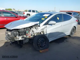 2012 Hyundai Elantra GLS with VIN KMHDH4AE6CU460641, listed as a IAAI auction lot 41926289 with 1 mi miles. Bid and sale history available at carsss.com. Image 18.