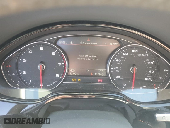 2013 Audi A8 L 3.0L with VIN WAURGAFD3DN002771, listed as a Copart auction lot 51695195 with 117,786 mi miles and Clean Title. Bid and sale history available at carsss.com. Image 9.