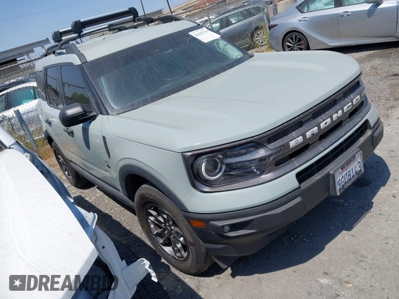 2023 Ford Bronco Sport Big Bend with VIN 3FMCR9B67PRD35688, listed as a IAAI auction lot 42303794 with 25,935 mi miles and . Bid and sale history available at DreamBid. Image 1.