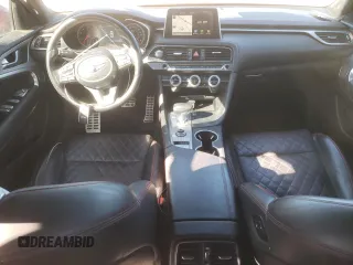 2019 Genesis G70 3.3T Advanced with VIN KMTG34LEXKU021830, listed as a Copart auction lot 85062154 with 81,475 mi miles and Salvage Title. Bid and sale history available at carsss.com. Image 8.