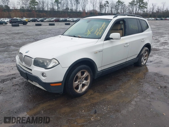 2007 BMW X3 3.0si with VIN WBXPC93447WF07778, listed as a IAAI auction lot 41969837 with Not Provided miles and . Bid and sale history available at DreamBid. Image 2.