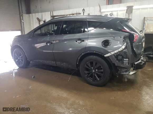 2017 Nissan Murano SL with VIN 5N1AZ2MH8HN151846, listed as a Copart auction lot 51273785 with 93,768 mi miles and Salvage Title. Bid and sale history available at carsss.com. Image 2.