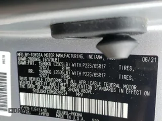 2021 Toyota Sienna XLE с VIN 5TDJSKFCXMS029634, выставлен на аукционе Copart как лот 53106515 с пробегом 43 962 миль миль и Списание • Salvage title. История ставок и продаж доступна на DreamBid. Изображение 14.