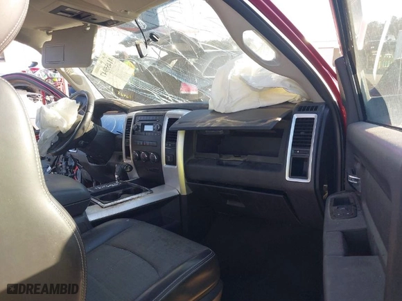2010 Dodge Ram 1500 ST with VIN 3D7JB1ET9AG165703, listed as a IAAI auction lot 41455947 with 1 mi miles. Bid and sale history available at carsss.com. Image 5.