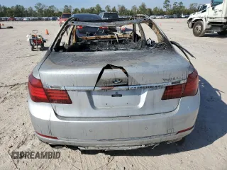 2013 BMW 7 Series 740Li with VIN WBAYE4C59DD137002, listed as a Copart auction lot 82580744 with Not provided miles and Non repairable. Bid and sale history available at DreamBid. Image 6.