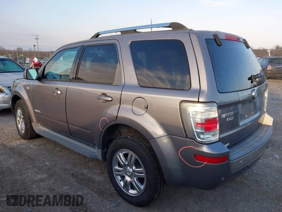 2008 Mercury Mariner Premier with VIN 4M2CU97128KJ38119, listed as a IAAI auction lot 41213121 with 76,699 mi miles and . Bid and sale history available at DreamBid. Image 3.