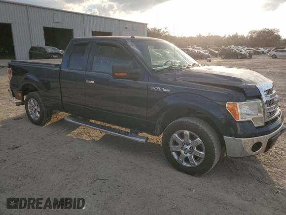 2014 Ford F-150 XL with VIN 1FTFX1CF7EKG44702, listed as a Copart auction lot 45189245 with 135,112 mi miles and Salvage Title. Bid and sale history available at carsss.com. Image 4.