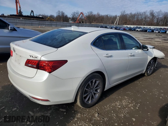 2020 Acura TLX w/Technology Pkg with VIN 19UUB1F59LA017528, listed as a Copart auction lot 87078414 with 25,003 mi miles and Salvage Title. Bid and sale history available at carsss.com. Image 3.