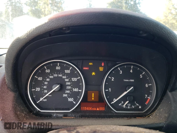 2009 BMW 1 Series 128i with VIN WBAUL73519VE86441, listed as a Copart auction lot 78207244 with 115,404 mi miles and Clean Title. Bid and sale history available at DreamBid. Image 9.