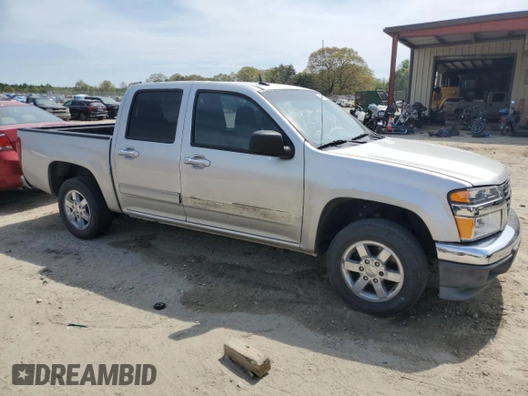 2010 GMC Canyon SLE1 with VIN 1GTDSCDE0A8125702, listed as a Copart auction lot 54183855 with 348,711 mi miles and Salvage title. Bid and sale history available at DreamBid. Image 4.