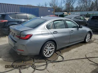 2025 BMW 3 Series 330i xDrive with VIN 3MW89CW01S8F37225, listed as a Copart auction lot 54339895 with 2,294 mi miles and Clean Title. Bid and sale history available at carsss.com. Image 3.
