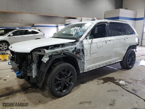 2023 Jeep Grand Cherokee 4xe 30th Anniversary with VIN 1C4RJYB64P8905342, listed as a Copart auction lot 89080545 with NaN miles and Salvage Title. Bid and sale history available at carsss.com. Image 1.