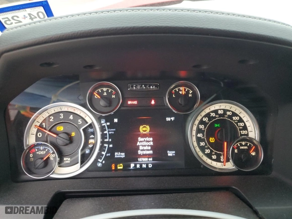 2016 Ram 2500 Laramie with VIN 3C6UR5FL4GG330047, listed as a Copart auction lot 88480695 with 157,809 mi miles and Salvage Title. Bid and sale history available at carsss.com. Image 9.