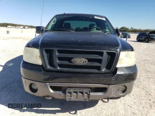 2007 Ford F-150 STX with VIN 1FTRX02W87KD25742, listed as a Copart auction lot 81679384 with 197,582 mi miles and Salvage Title. Bid and sale history available at carsss.com. Image 5.