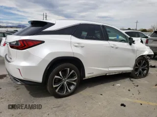 2019 Lexus RX with VIN 2T2BGMCA5KC042989, listed as a Copart auction lot 50247715 with 0 mi miles and Salvage Title. Bid and sale history available at carsss.com. Image 3.