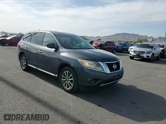 2014 Nissan Pathfinder S with VIN 5N1AR2MM6EC664002, listed as a Copart auction lot 58422385 with 173,711 mi miles and Salvage title. Bid and sale history available at DreamBid. Image 14.
