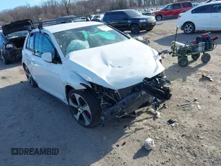 2018 Volkswagen Golf GTI S with VIN 3VW447AU3JM285949, listed as a IAAI auction lot 41283016 with 112,055 mi miles. Bid and sale history available at carsss.com. Image 1.