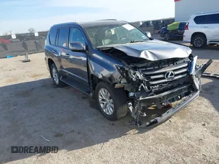 2017 Lexus GX 460 z VIN JTJBM7FXXH5169318, wystawiony jako IAAI lot #41814991 z przebiegiem 108 062 mil mil oraz . Historia ofert i sprzedaży dostępna na DreamBid. Obrazek 1.