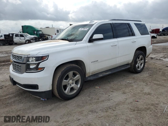 2017 Chevrolet Tahoe LS with VIN 1GNSCAKCXHR392710, listed as a Copart auction lot 54776815 with Not provided miles and Salvage title. Bid and sale history available at DreamBid. Image 1.
