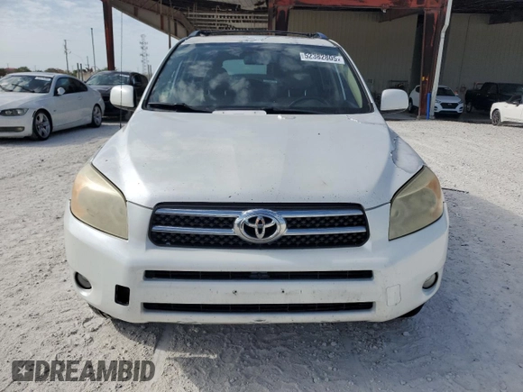 2008 Toyota RAV4 Ltd with VIN JTMZD31V885109585, listed as a Copart auction lot 52382805 with 190,563 mi miles and Clean Title. Bid and sale history available at carsss.com. Image 5.