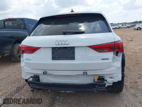 2024 Audi Q3 S line Premium with VIN WA1DECF33R1057865, listed as a IAAI auction lot 42087229 with 28,629 mi miles. Bid and sale history available at carsss.com. Image 17.