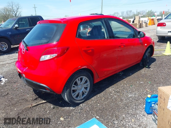 2012 Mazda 2 Sport with VIN JM1DE1KY6C0140926, listed as a IAAI auction lot 41894694 with 177,423 mi miles. Bid and sale history available at carsss.com. Image 4.