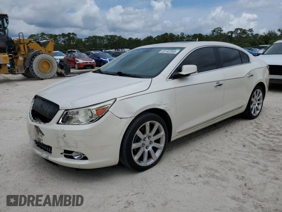 2013 Buick LaCrosse Touring with VIN 1G4GJ5G35DF302150, listed as a Copart auction lot 55142355 with 131,571 mi miles and Salvage title. Bid and sale history available at DreamBid. Image 1.