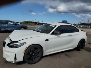 2018 BMW M2 with VIN WBS1J5C55JVD37074, listed as a Copart auction lot 75325124 with 40,127 mi miles and Salvage Title. Bid and sale history available at carsss.com. Image 1.