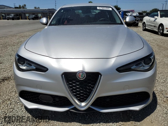 2019 Alfa Romeo Giulia Ti Sport with VIN ZARFAMBN5K7605302, listed as a Copart auction lot 57984495 with 31,372 mi miles and Salvage title. Bid and sale history available at DreamBid. Image 5.