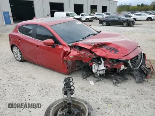2015 Mazda 3 S Grand Touring with VIN JM1BM1M32F1274293, listed as a Copart auction lot 49552605 with Not provided miles and Salvage title. Bid and sale history available at DreamBid. Image 4.