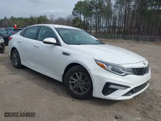 2020 Kia Optima LX with VIN 5XXGT4L35LG420813, listed as a IAAI auction lot 41479946 with 90,052 mi miles. Bid and sale history available at carsss.com. Image 1.