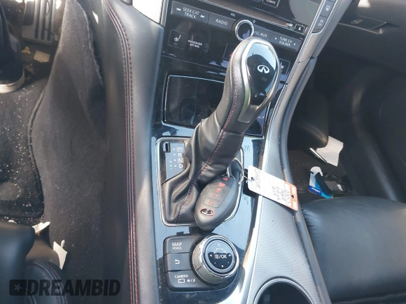 2019 Infiniti Q50 RED SPORT 400 with VIN JN1FV7APXKM761052, listed as a IAAI auction lot 41290479 with 81,930 mi miles. Bid and sale history available at carsss.com. Image 11.