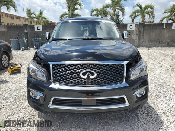 2016 Infiniti QX80 with VIN JN8AZ2ND0G9800289, listed as a Copart auction lot 55459735 with 172,998 mi miles and Clean Title. Bid and sale history available at carsss.com. Image 5.