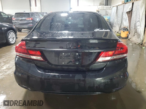 2015 Honda Civic LX with VIN 19XFB2F50FE021899, listed as a Copart auction lot 50807335 with 80,866 mi miles and Salvage Title. Bid and sale history available at DreamBid. Image 6.