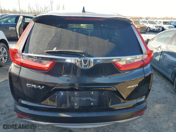 2017 Honda CR-V EX-L with VIN 5J6RW2H89HL053036, listed as a Copart auction lot 81496534 with 97,255 mi miles and Salvage Title. Bid and sale history available at carsss.com. Image 6.