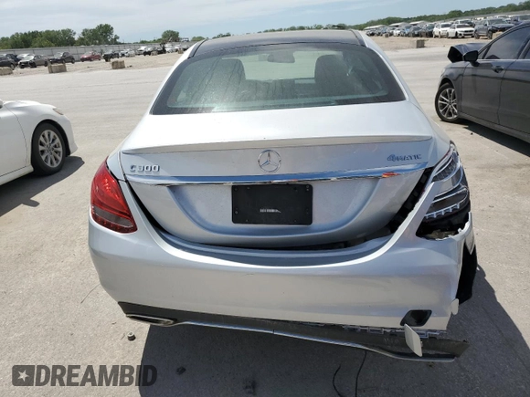 2018 Mercedes-Benz C 300 with VIN WDDWF4KB1JR416379, listed as a Copart auction lot 56462095 with 51,947 mi miles and Salvage title. Bid and sale history available at DreamBid. Image 6.